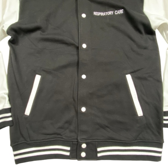 Unisex Varsity Letterman Embroidered Respiratory Therapist Jacket - Picture 5 of 12